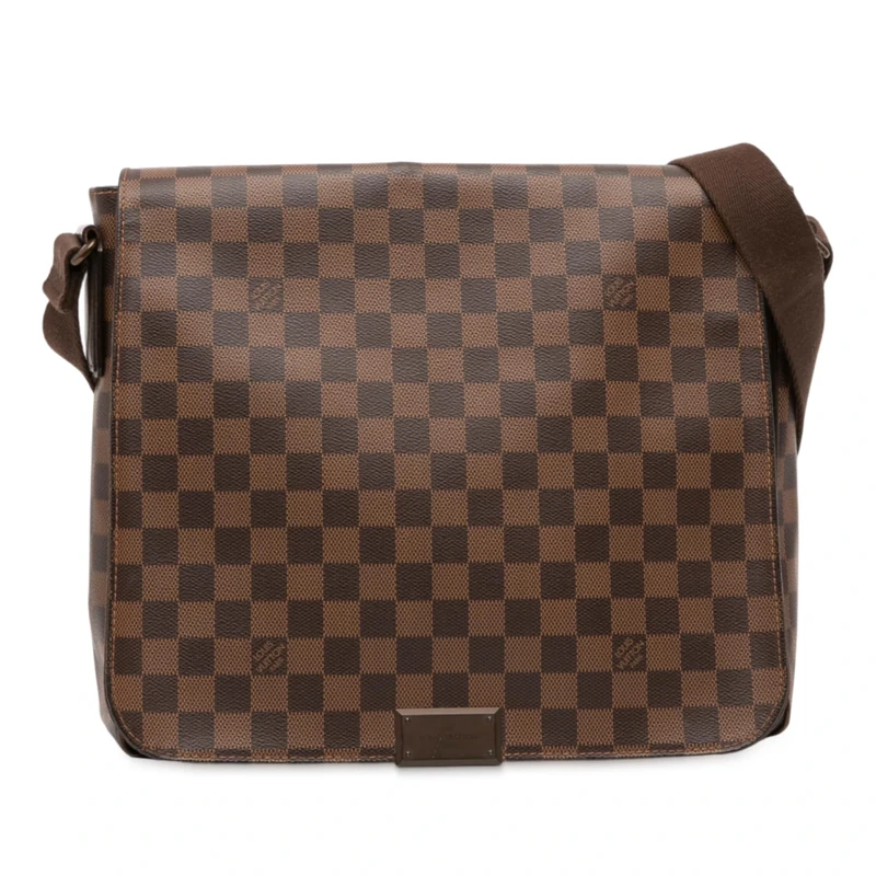 Pre-Loved Damier Ebene District MM Crossbody Bag