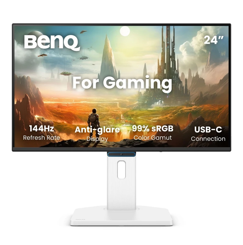 BenQ GW2490TE 23.8” 1080p FHD 144Hz IPS Eye-Care Home Office Monitor, USB-C, 1920x1080, Visual Optimizer, Flicker-free, Low Blue Light, Ultra Slim Bezel, TUV-Certified, Ergonomic design, Eye-CareU