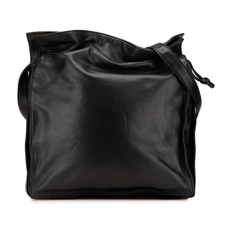 LOEWE Pre-Loved Nappa Flamenco Drawstring Crossbody