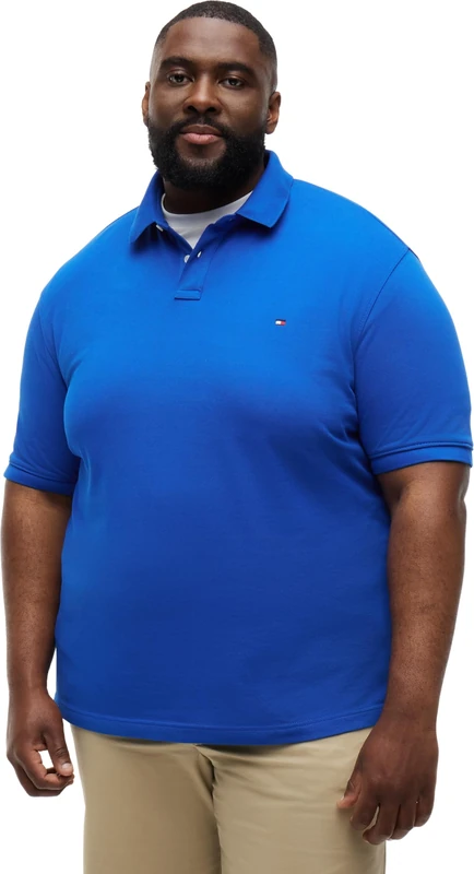 Tommy Hilfiger Men's Bt-1985 Regular Polo-B MW0MW42043 S/S Polo, Blue (Regal Blue), 5XL_Plus