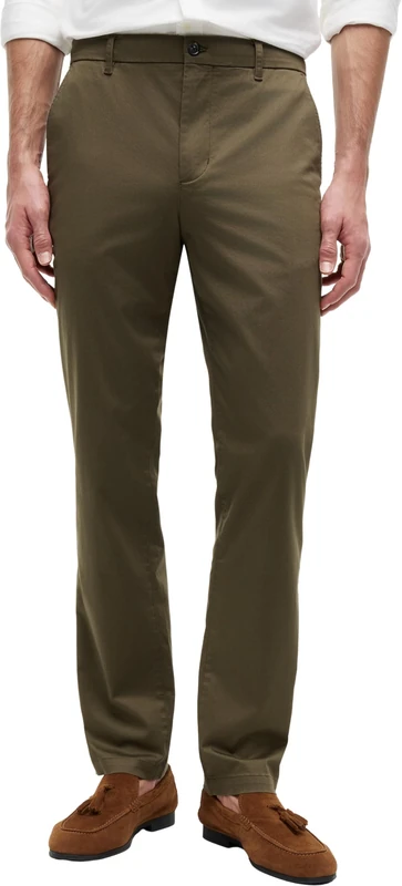 Tommy Hilfiger Men's Denton Printed Structure MW0MW44330 Chino, Green (Dark Greenery), 32W / 32L