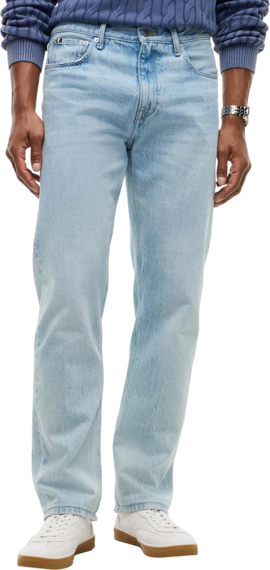 Tommy Hilfiger Men's Regular Straight Dover Zane Ind MW0MW43171 Other Jeans, Denim (Zane Indigo), 34W / 36L