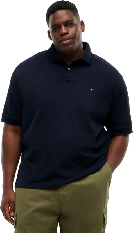 Tommy Hilfiger Men's Bt-1985 Regular Polo-B MW0MW42043 S/S Polo, Blue (Desert Sky), 3XL_Plus