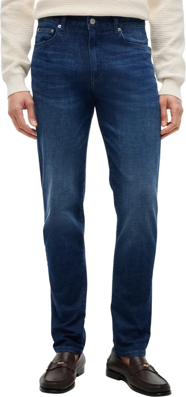 Tommy Hilfiger Men's Slim Bleeker Jeans Washes Slim, Denim (Gene Blue), 33W / 32L