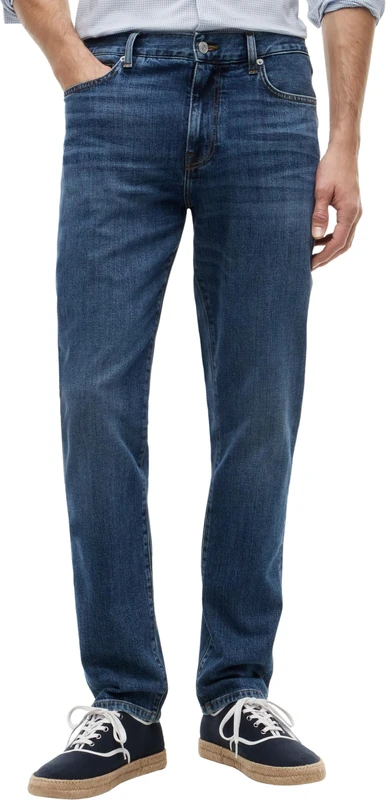 Tommy Hilfiger Men's Denton Smoke Blue MW0MW44346 Straight, Denim (Smoke Blue), 36W / 32L