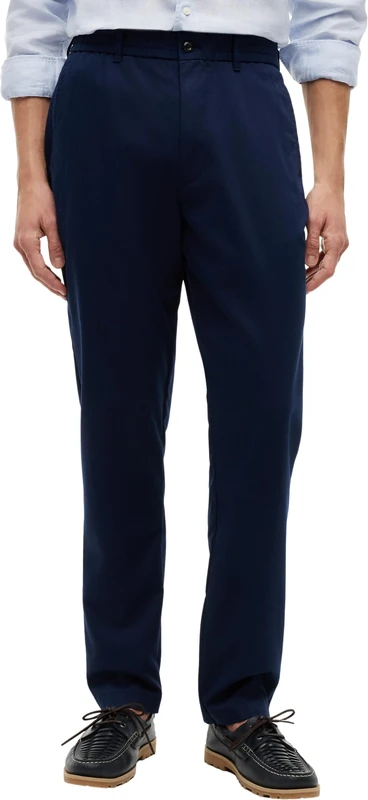 Tommy Hilfiger Men's Dover 3/4 Elasticated Tencel MW0MW43876 Chino, Blue (Carbon Navy), 29W / 30L