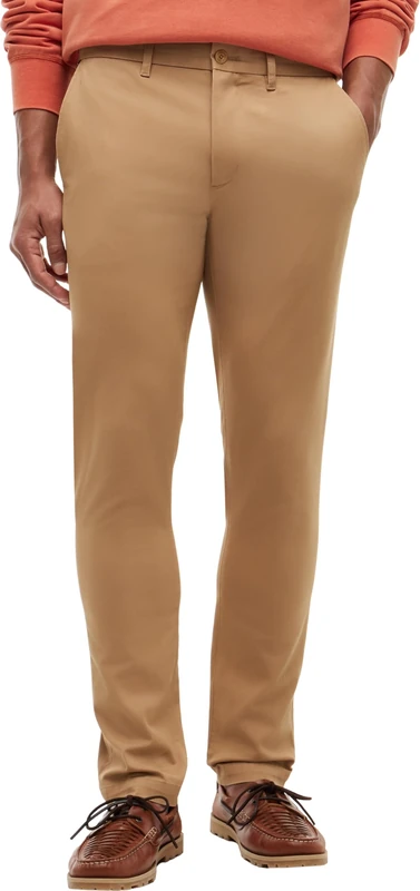 Tommy Hilfiger Men's Bleecker Chino 1985 Pima Cotton Mw0Mw26619 Chino, Brown (Timeless Camel), 36W / 32L