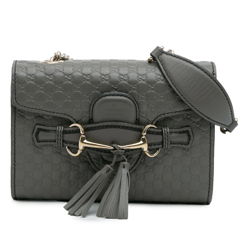 Pre-Loved Mini Microguccissima Emily Crossbody Bag