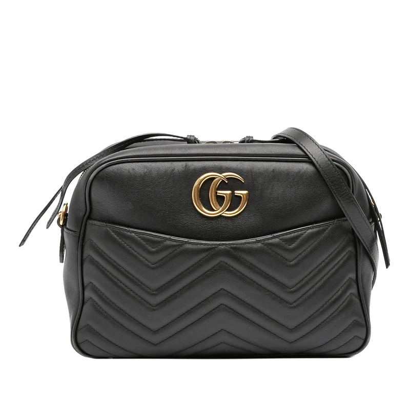 Gucci Pre-Loved GG Marmont Matelasse Leather Crossbody