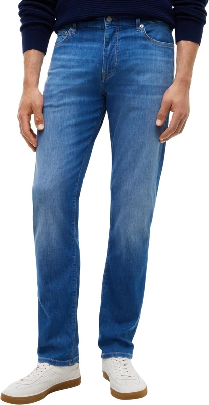 Tommy Hilfiger Men's Slim Straight Denton Jett Indigo MW0MW43166 Other Jeans, Denim (Jett Indigo), 32W / 30L