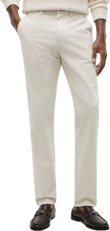 Tommy Hilfiger Men's Core Harlem Essential Twill Mw0Mw40690 Chino, Beige (Newsprint), 34W / 30L
