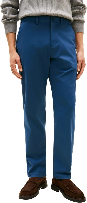 Tommy Hilfiger Men's Core Harlem Essential Twill Mw0Mw40690 Chino, Blue (Aegean Sea), 29W / 29L