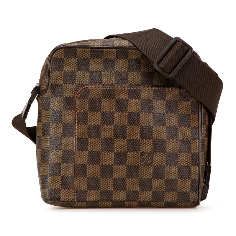 Louis Vuitton Pre-Loved Damier Ebene Olav PM Crossbody Bag