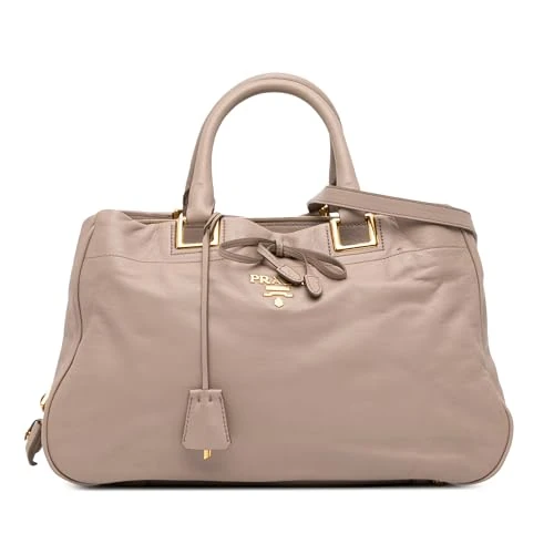 Prada Pre-Loved Vitello Bow Satchel Handbag
