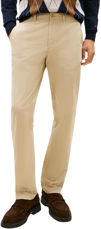 Tommy Hilfiger Men's Core Denton Essential Twill Mw0Mw40262 Chino, Beige (Newsprint), 30W / 30L - Image 1