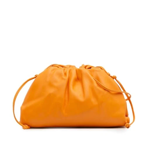 Bottega Veneta Pre-Loved Lambskin The Mini Pouch Crossbody Bag