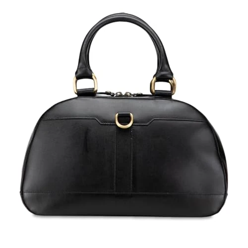 BURBERRY Pre-Loved Medium Leather Dome Handbag