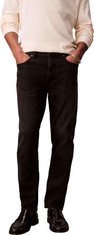 Calvin Klein Men Classic Taper Avery Black Stone LV04RF947G Jeans, Blue (Avery Black Stone), 34W / 34L