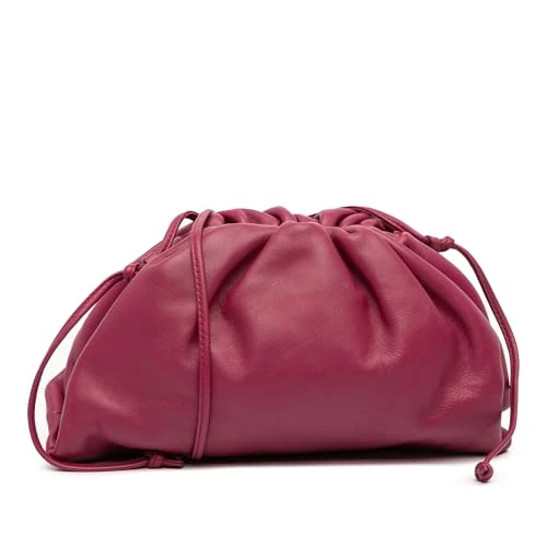 Bottega Veneta Pre-Loved Lambskin The Mini Pouch Crossbody Bag