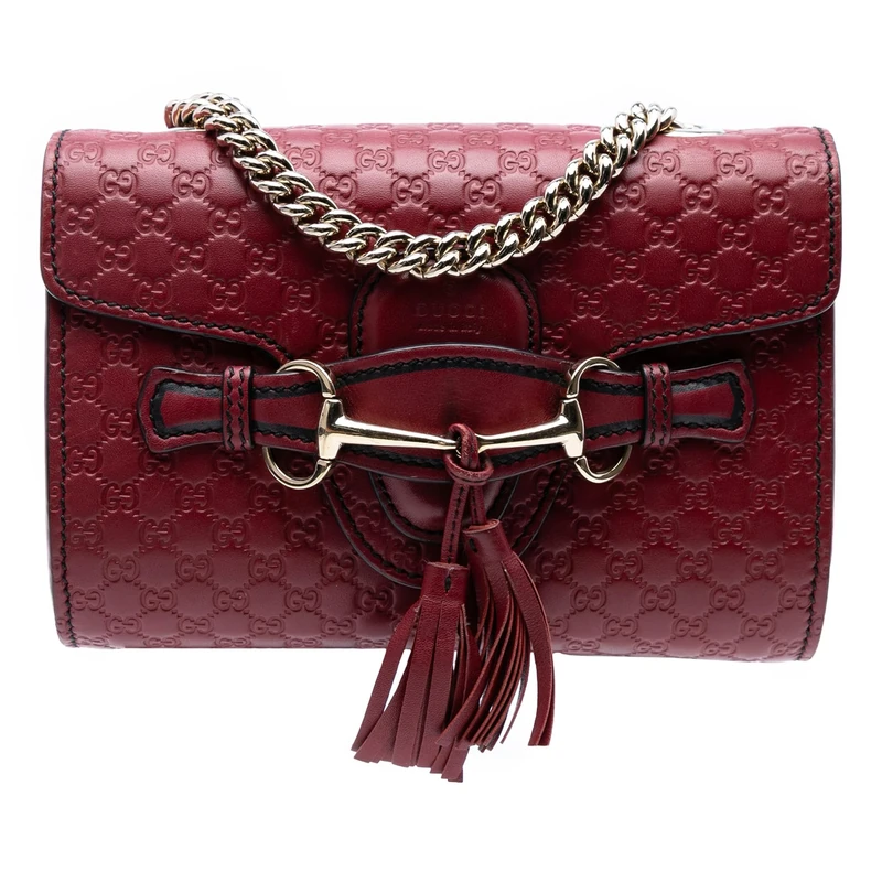 Pre-Loved Mini Microguccissima Emily Crossbody Bag
