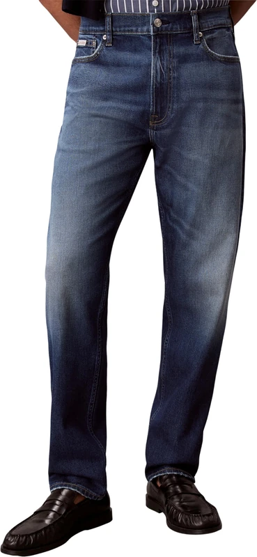 Calvin Klein Men's Jeans Classic Celtic Ocean Tapered Fit, Blue (Celtic Ocean), 34W/32L