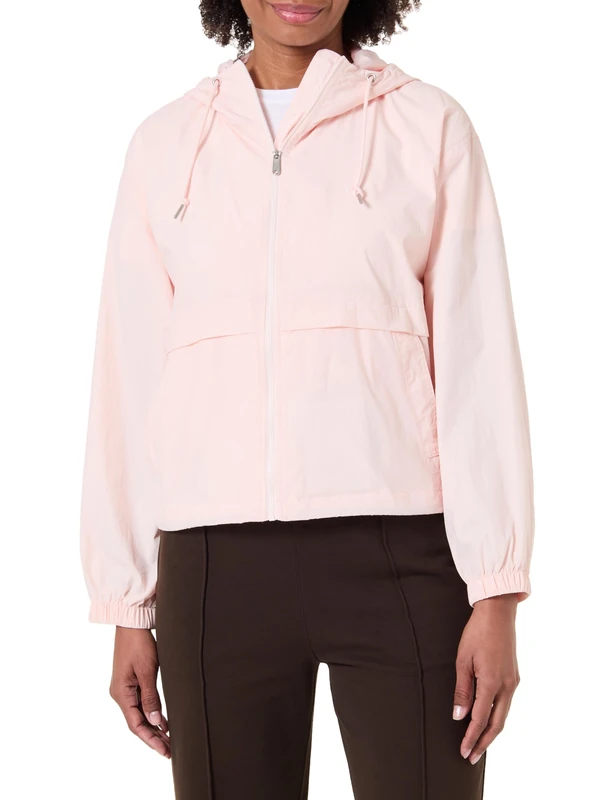 Calvin Klein Women's Essential Nylon Windbreaker LV047F507G Jackets, ORANGE (Mangano Calcite), XS - Image 1