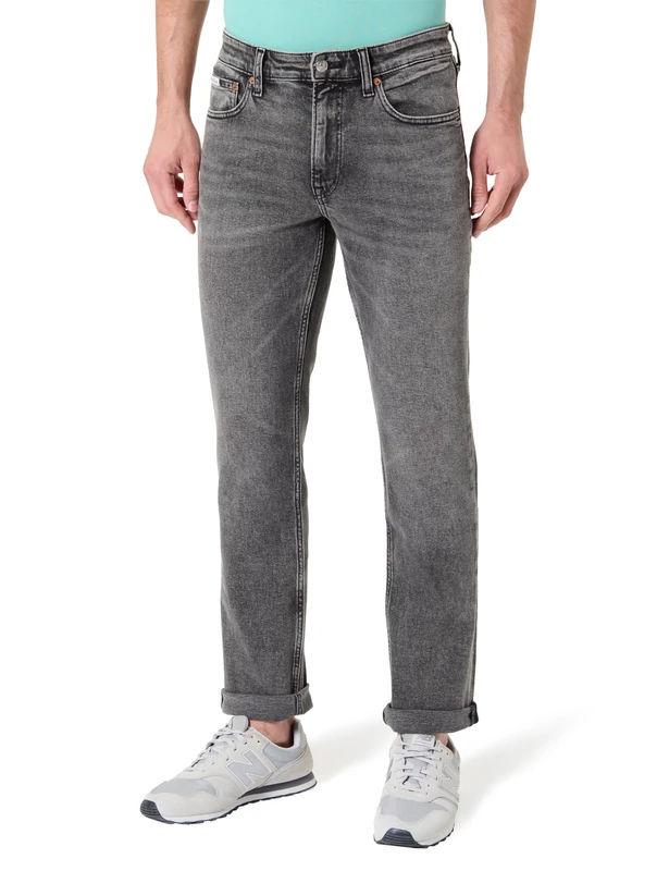 Calvin Klein Men's Slim Stone Varnish Lt Wt Jean LV04RG709G Jeans, Black (Stone Varnish), 32W / 34L