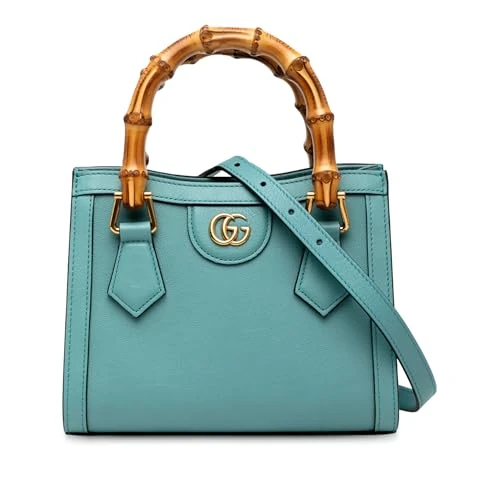 Gucci Pre-Loved Mini Calfskin Bamboo Diana Satchel Handbag
