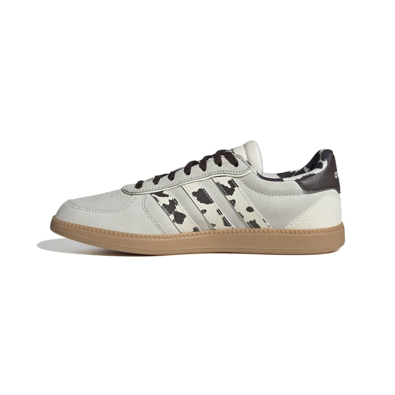 adidas Women's Breaknet Sleek Shoes, Off White/Off White/Dark Brown, 8.5 UK