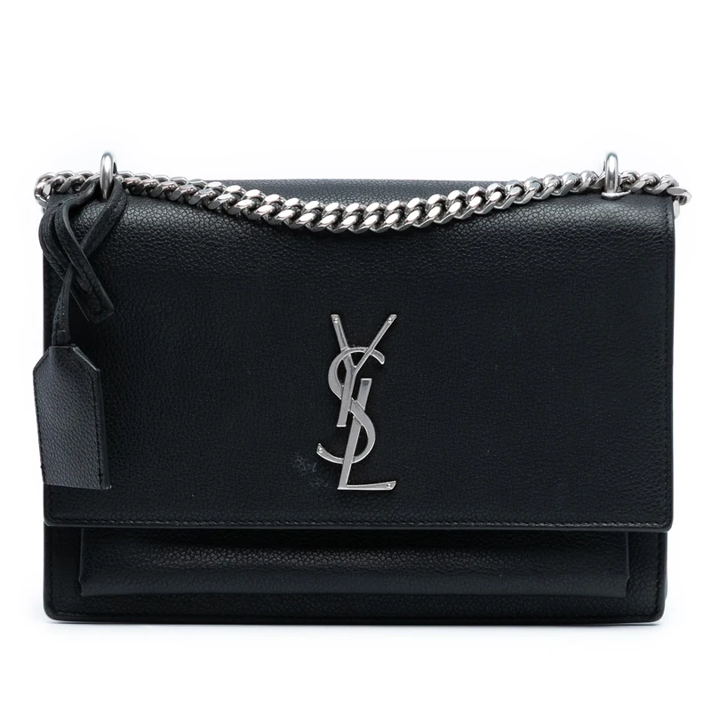 Pre-Loved Medium Grained Calfskin Monogram Sunset Crossbody Bag