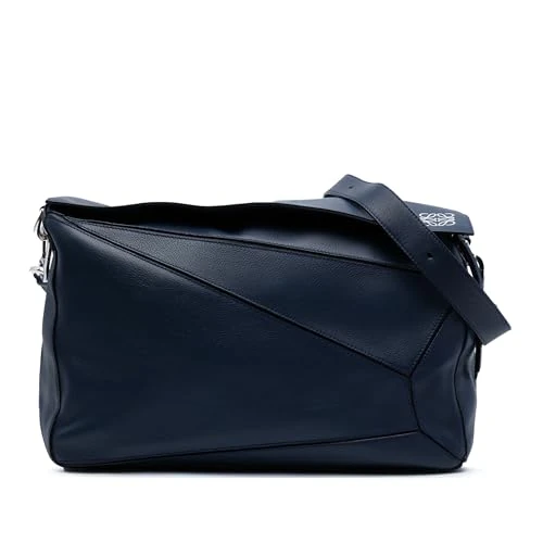 LOEWE Pre-Loved Large Calfskin Puzzle Satchel