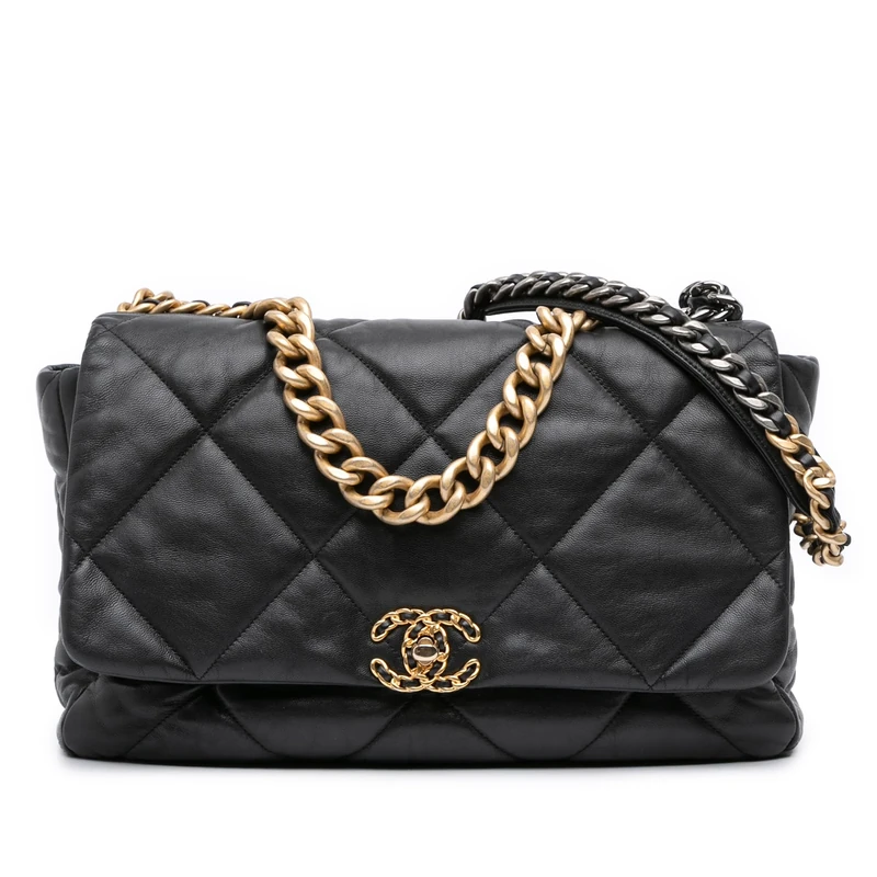 Chanel Pre-Loved Maxi Lambskin 19 Flap