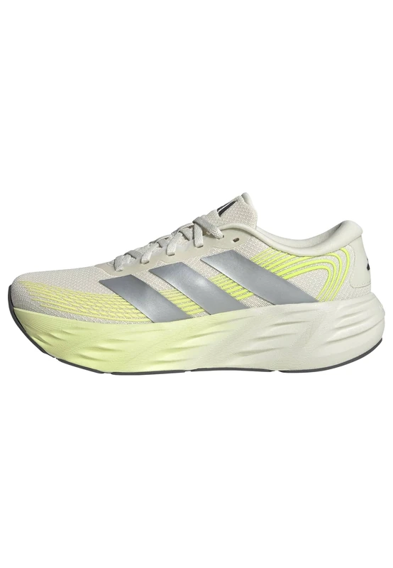 adidas Men's Galaxy 8 Running Shoes, White Tint/Grey Five/Signal Green, 6 UK