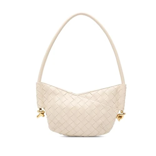 Bottega Veneta Pre-Loved Baby Lambskin Intrecciato Solstice Shoulder Bag - Image 1