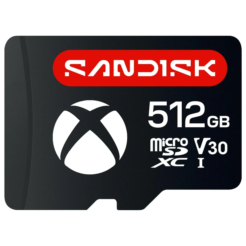 SANDISK microSD Card for ROG Xbox Ally (X) 512GB, Officially Xbox licensed (read speeds up to 200MB/s, write speeds up to 140MB/s)
