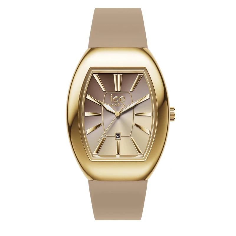 ICE-WATCH - ICE boliday Women Dome Steel Warm Taupe Metal - Women's Watch with Silicon Strap - 025175 (Small)