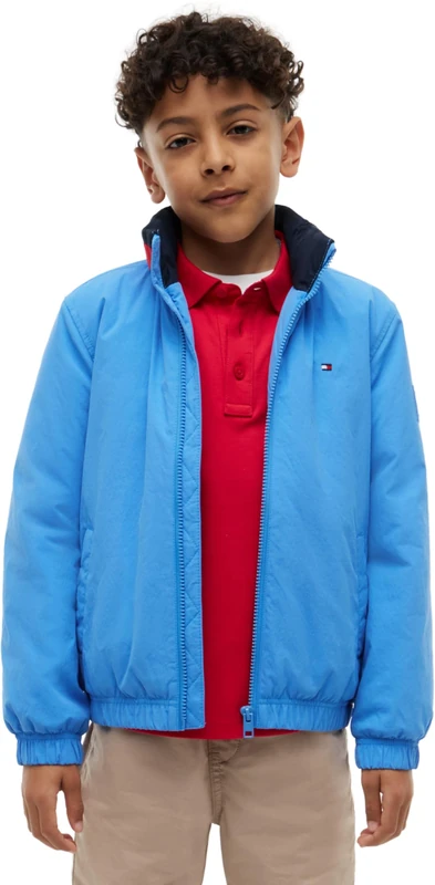 Tommy Hilfiger Boy's Heritage Essential Padded Jacket KB0KB10451 Other Jackets, BLUE (Copenhagen Blue), 18 Month - Image 1