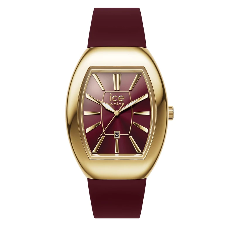 ICE-WATCH - ICE boliday Women Dome Steel Cherry Metal - Women's Watch with Silicon Strap - 025178 (Small)