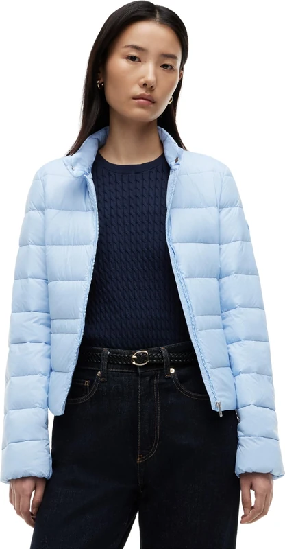 Tommy Hilfiger Women's Lw Down Packable Jacket WW0WW51094 Puffer Jacket, BLUE (Vessel Blue), XS