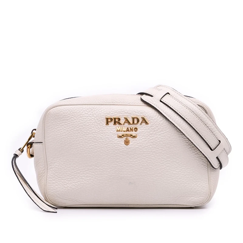 Prada Pre-Loved Vitello Daino Camera Bag Crossbody