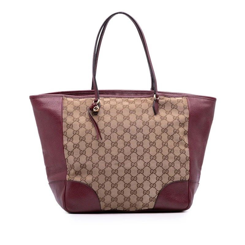 Gucci Pre-Loved GG Canvas Bree Tote