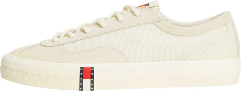 Tommy Jeans Women Fw0Fw09418 EN0EN03047 Low Top, Beige, 3.5