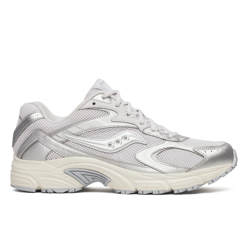 Saucony Unisex Tempest Sneaker Trainer Shoe,Cloud/Silver, 4 - Image 1