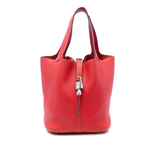 Hermès Pre-Loved Clemence Picotin Lock 22 Handbag