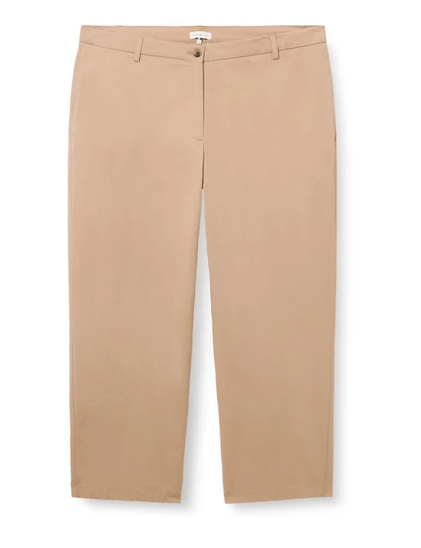 Tommy Hilfiger Women's Cotton Slim Straight Chino WW0WW52817 Chino, Blue (Dark Night Navy), 42 - Image 1