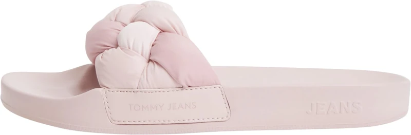 Tommy Jeans Women's Tjw Braided Slides EN0EN02975, Pink (Sugar Pink Gradient), 2.5 UK - Image 1