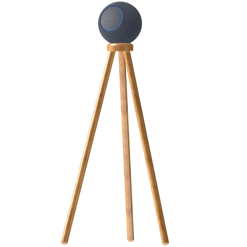 Wood Tripod Stand for 2025 New Studio (Echo),Enhance Sound Quality While Decorating Your Home (Beech)