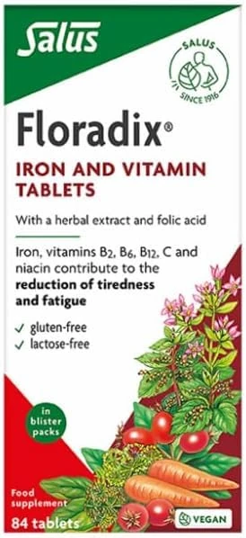 Single Pack, Iron and Vitamin Tablets, 84 Tablets per Box