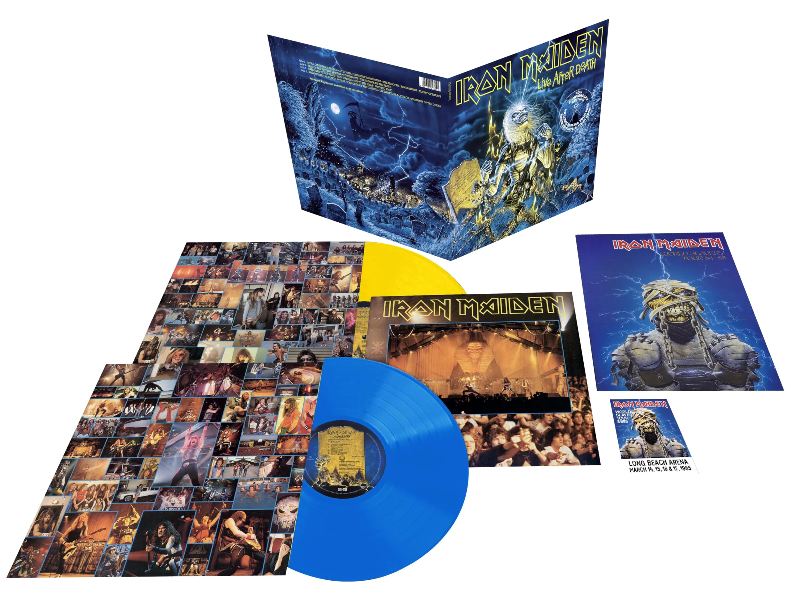 Live After Death (40th Anniversary Limited Collectors Edition) [2LP Blue & Yellow Vinyl] [VINYL]