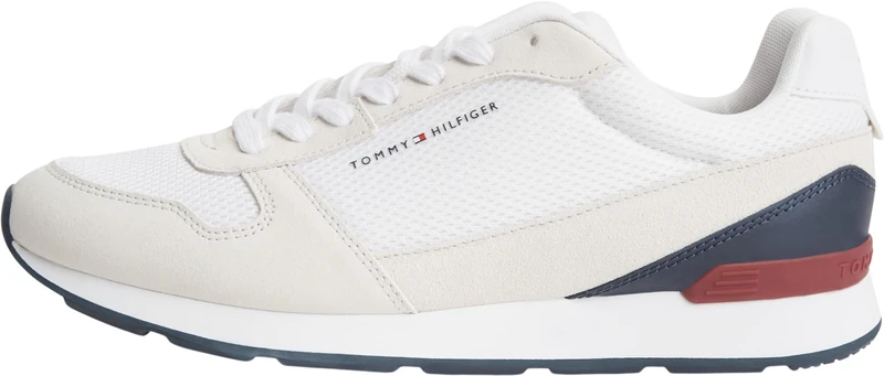 Tommy Hilfiger Men Light Eva Runner Seasonal Mesh FM0FM05907 Low Top, Blue, 10